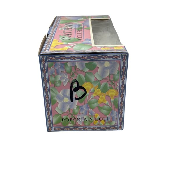 Cathy Collection limited edition Porcelain Baby Angel Hanging Cherub Blue - Picture 5 of 9